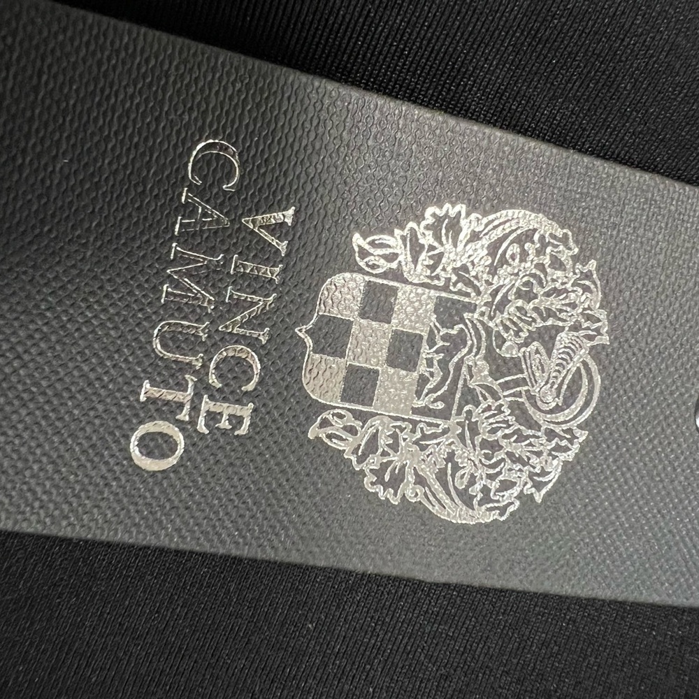 Vince Camuto Black midi dress with lace size 10 NWT Women - Picture 11 of 11